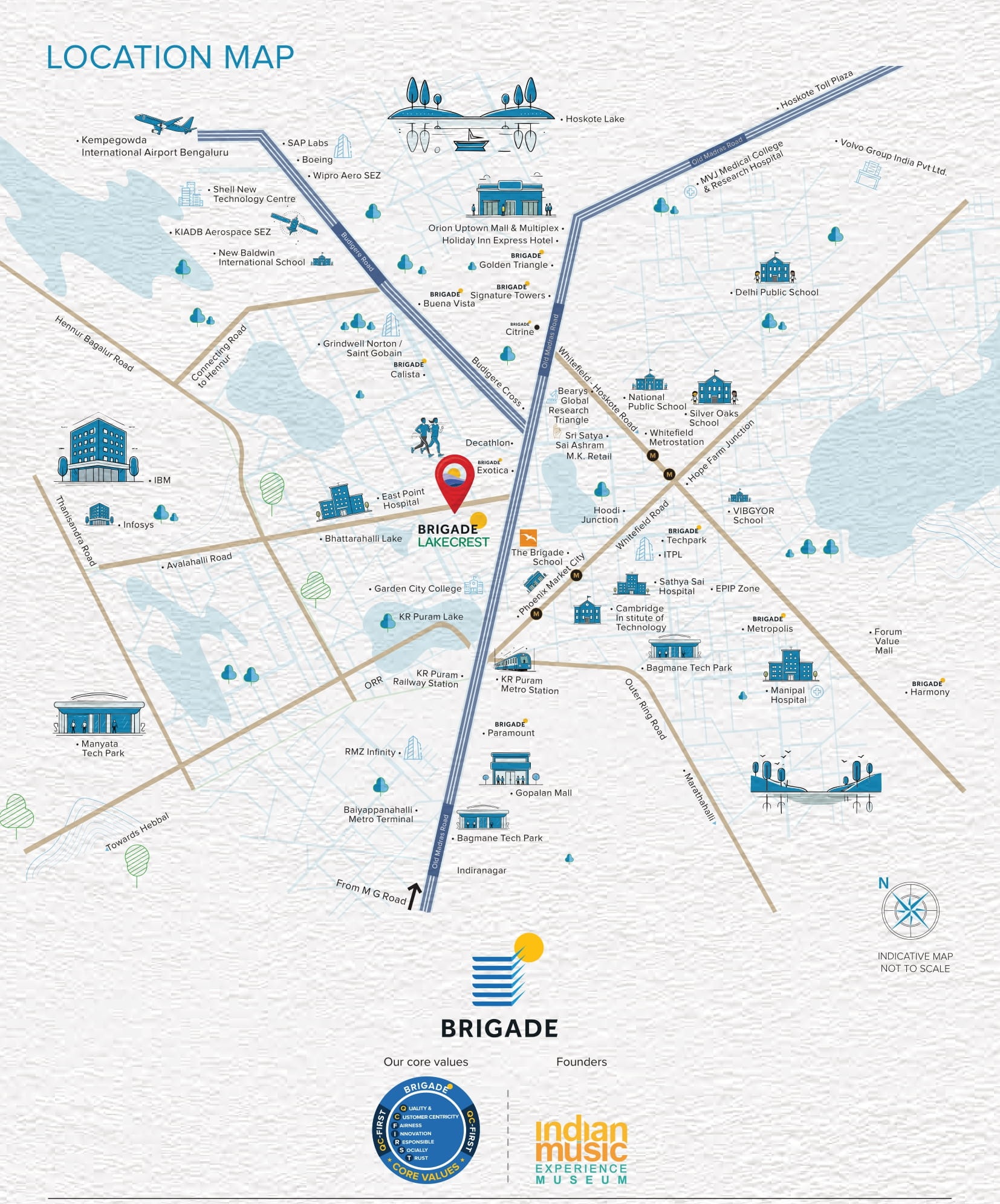 Brigade Lakecrest Location Map